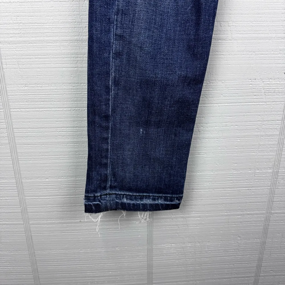 Rag & Bone Dre Colvin Blue Distressed Slim Skinny Boyfriend Jeans Low Rise 25 - Image 3