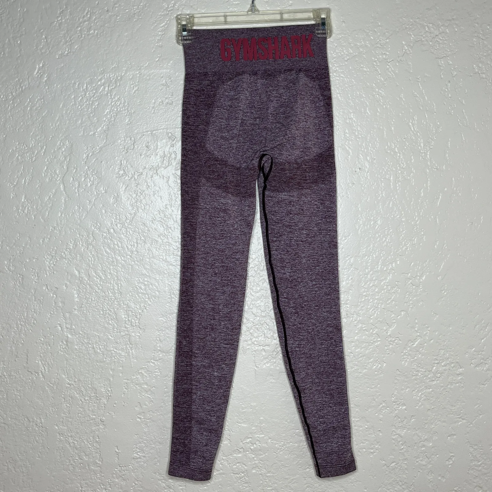 Gymshark Women's Flex High Waisted Leggings Berry Rose Small - Image 3