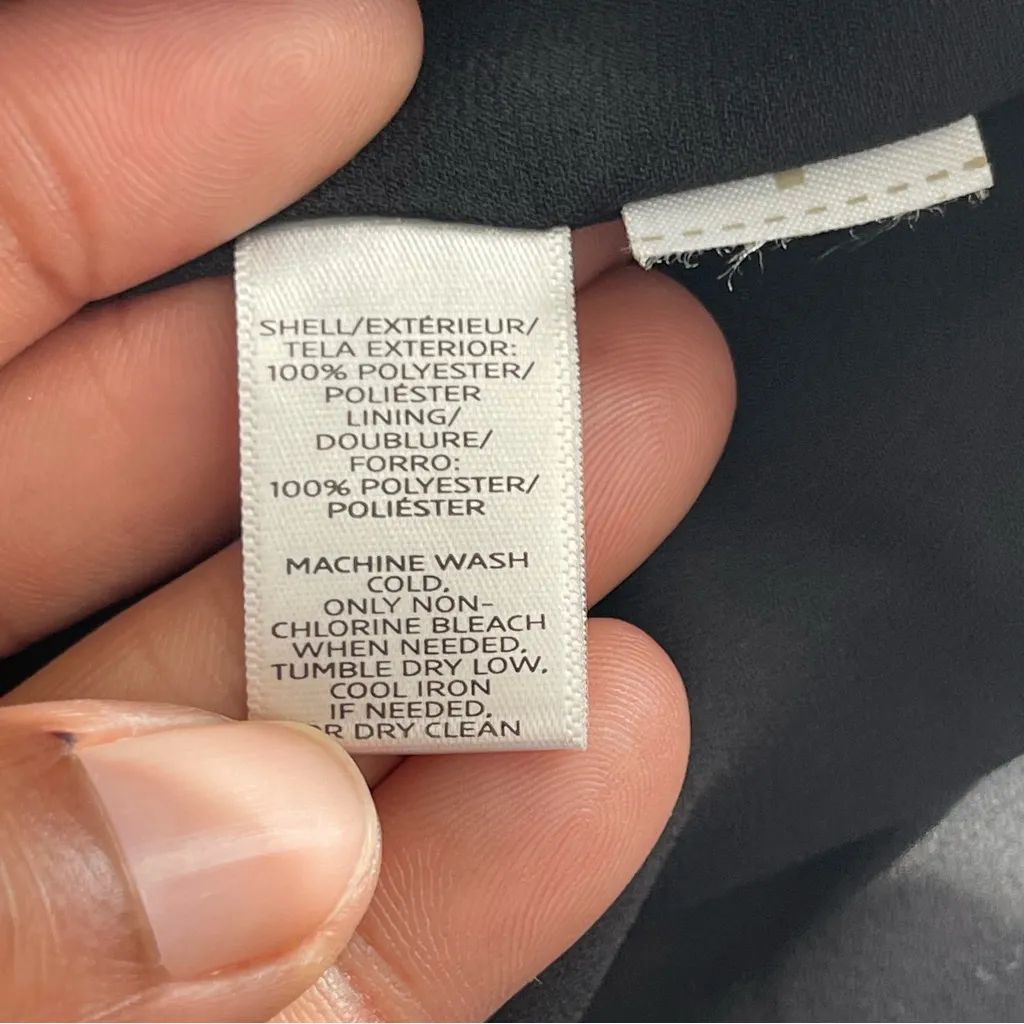 LOFT | Blue Floral Belted Jacket Sz XS - Image 9