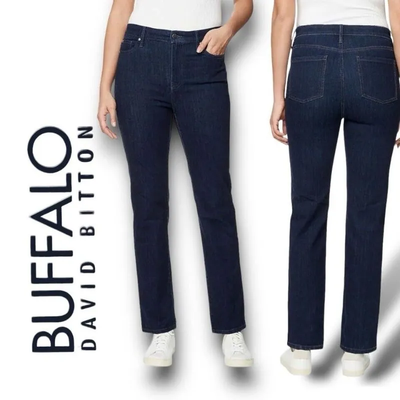 Buffalo David Bitton Alyssa High Rise Straight Leg Jeans - Image 2