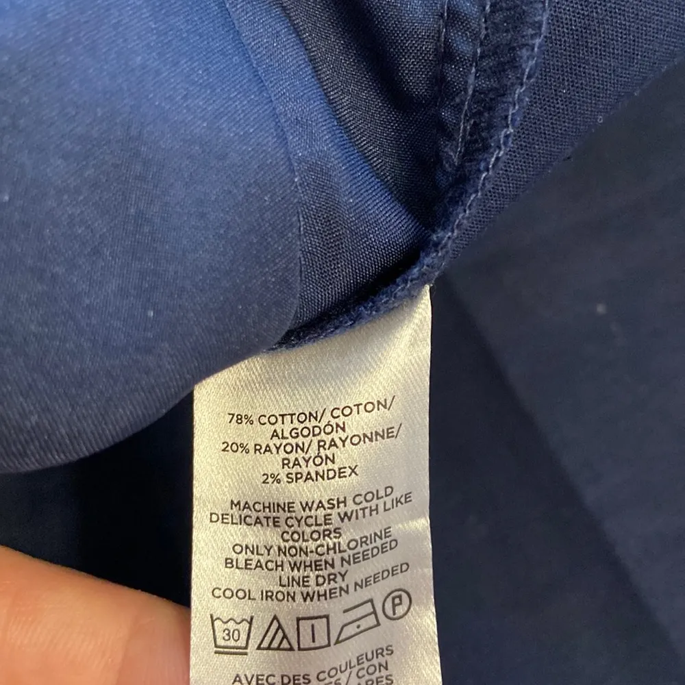 LOFT RIVERA SLIM PANTS NAVY BLUE COLOR BRAND NEW INSEAM 26” - Image 12