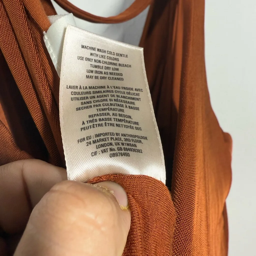 Anthropologie Maeve Wide Leg Enchantment Draped Jumpsuit Sz XS - Image 6