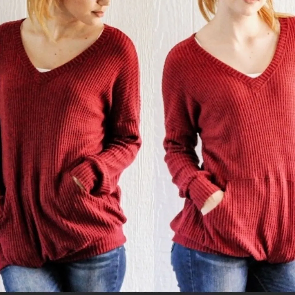Freeloader ‎Waffle Knit Kangaroo Top - Image 3