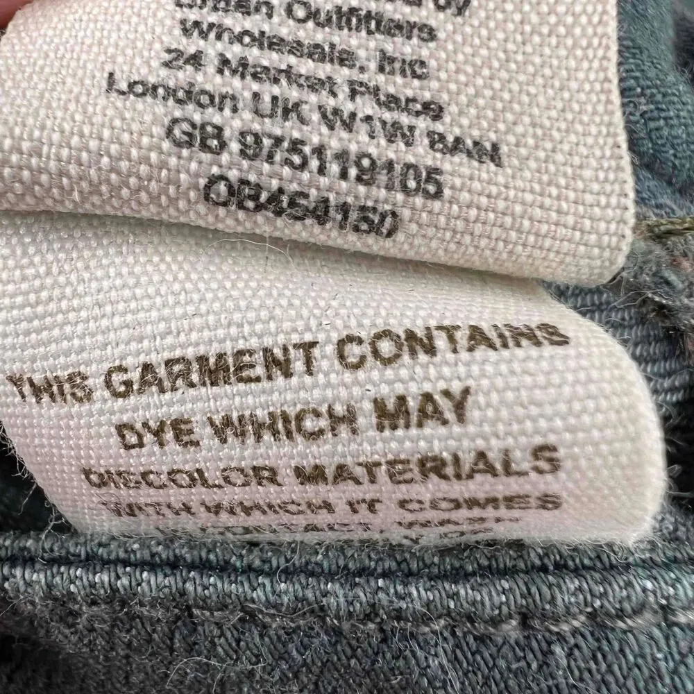 Free People Slate Blue Adjustable Straps Skinny Denim Overalls Women Size 24 - Image 9