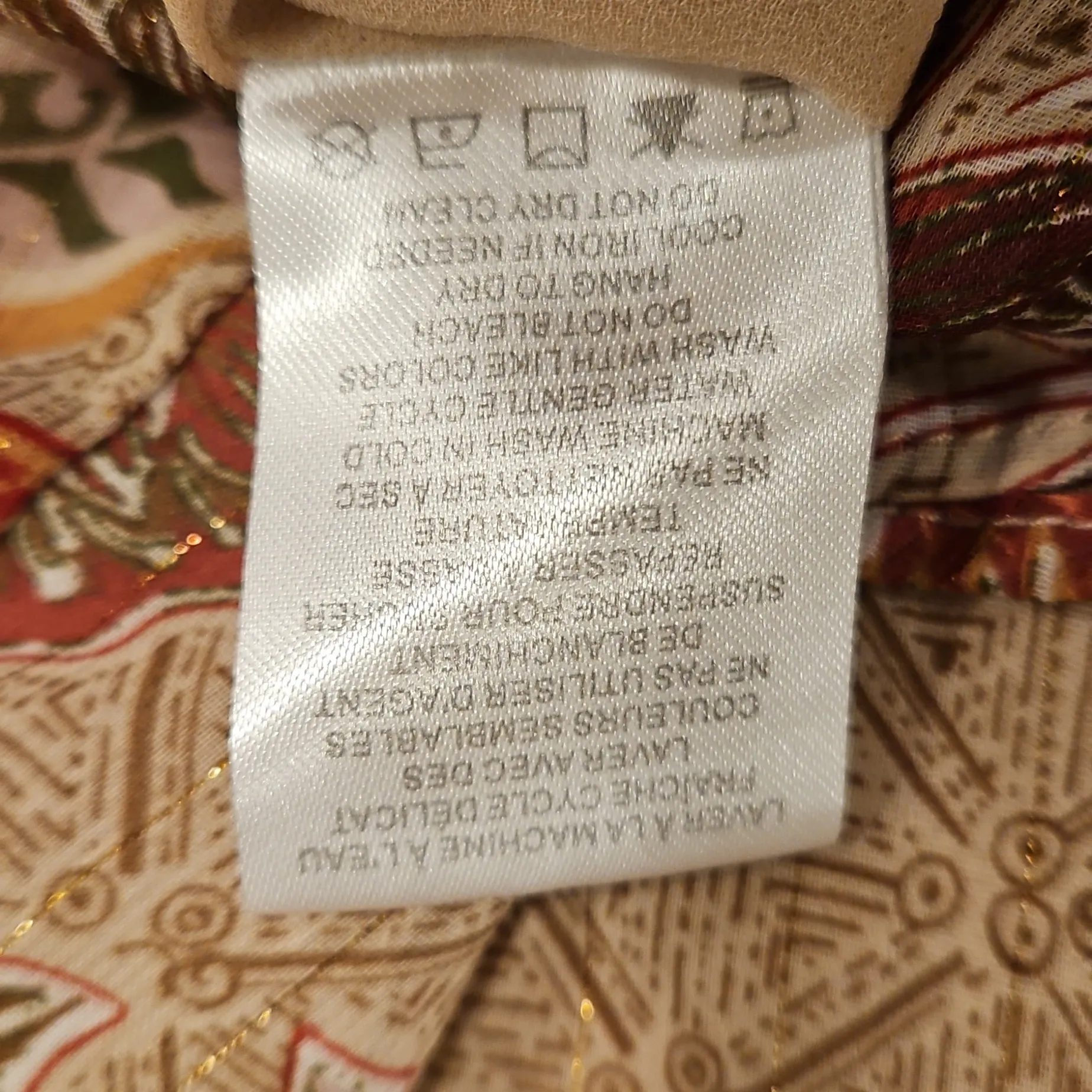 💕JOIE💕 Multicolor Patterned Blouse Medium - Image 8