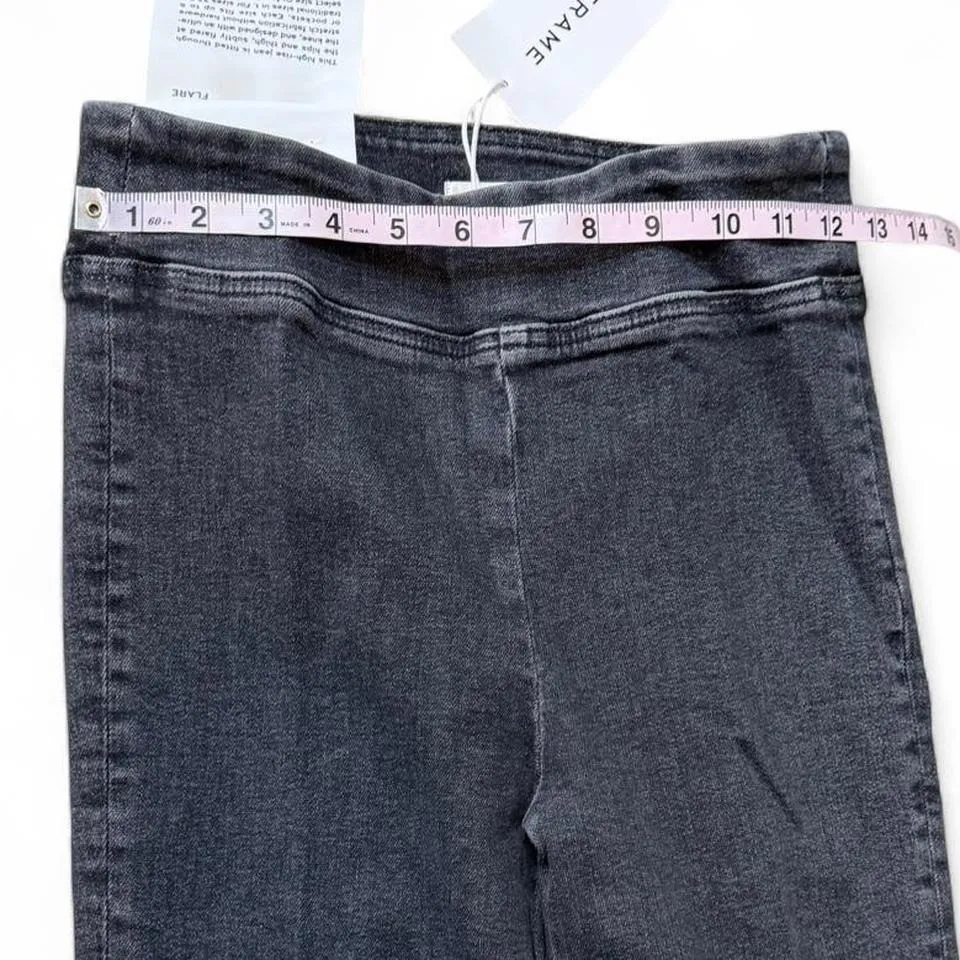 Frame Jetset High Rise Flare Jeans - Image 6