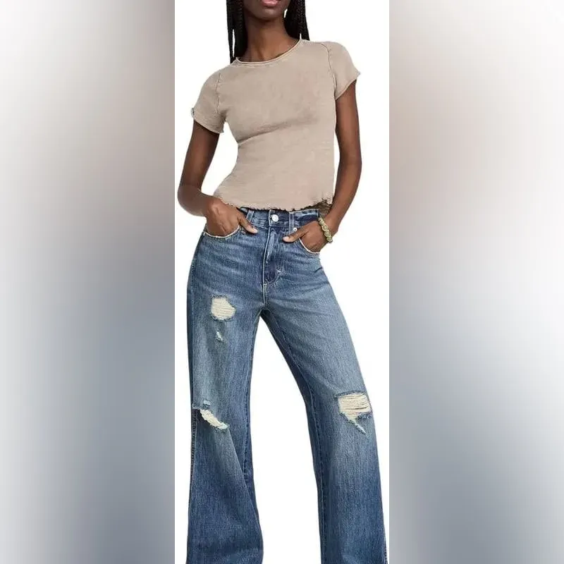 We The Free Tan Short Sleeve Tee - Image 4