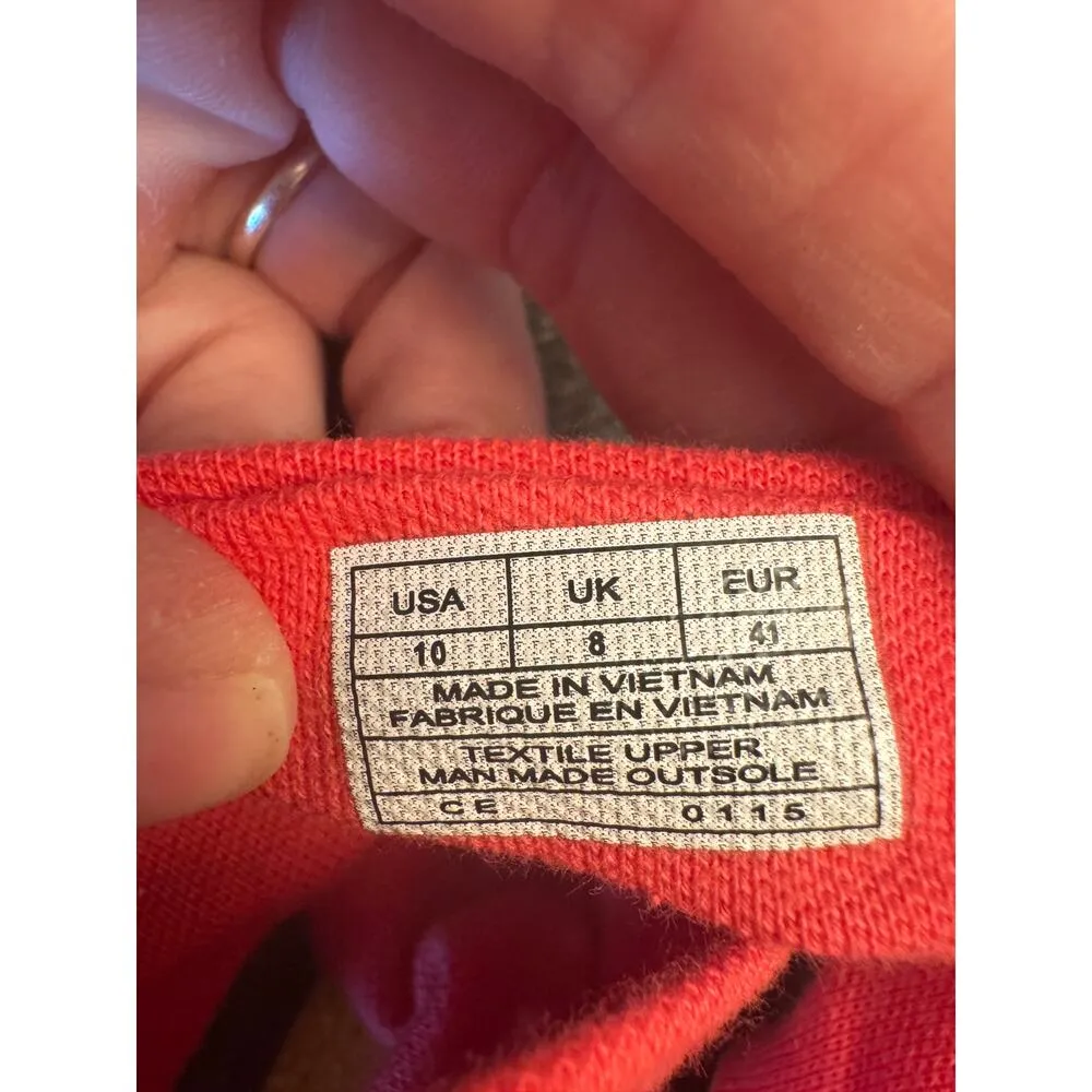 Sanuk woman's flip flops yoga sling pink and black women's 10 - Image 2