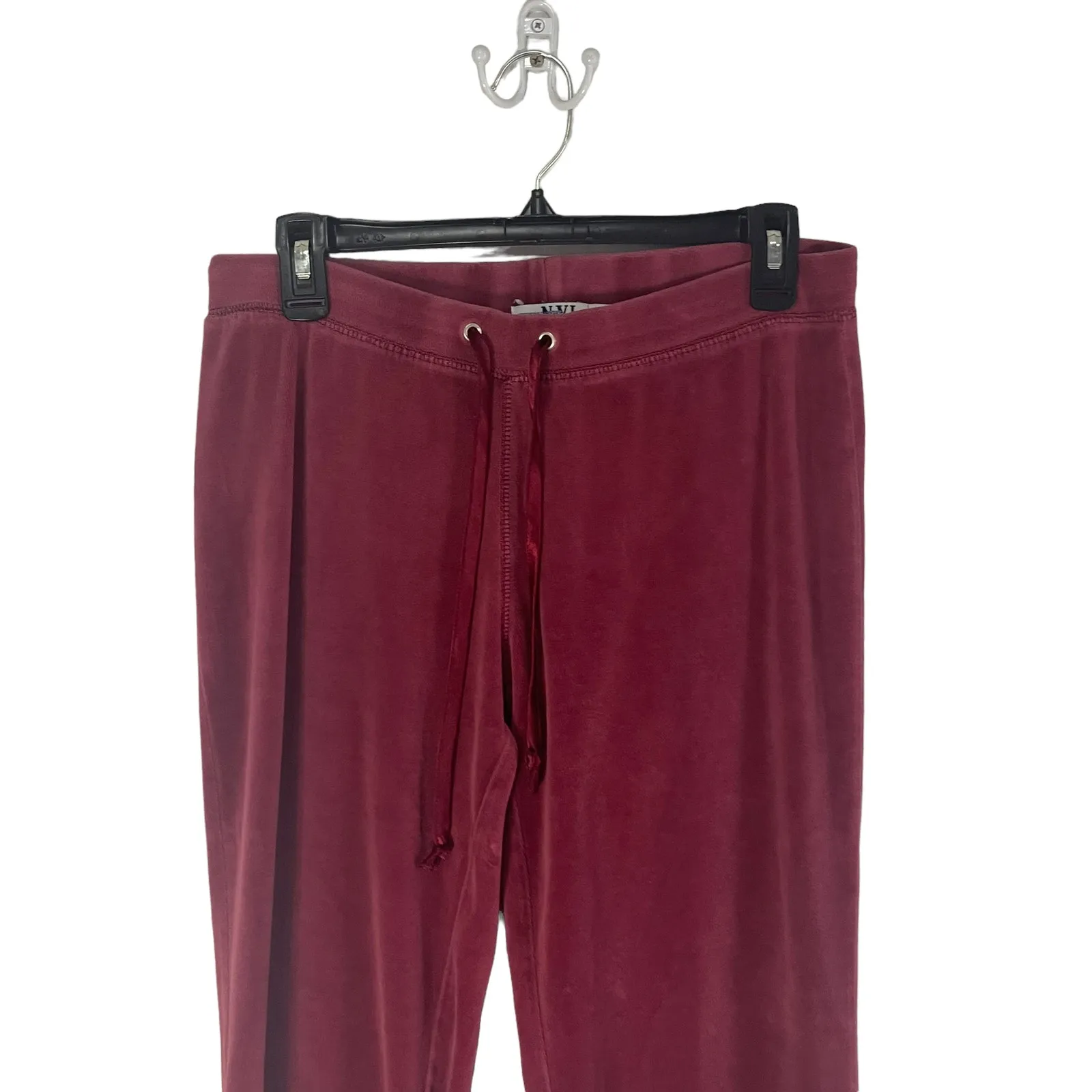 N.Y.L Size Small Velour Pink Track Pants‎ Sweats Sleepwear Loungewear - Image 2