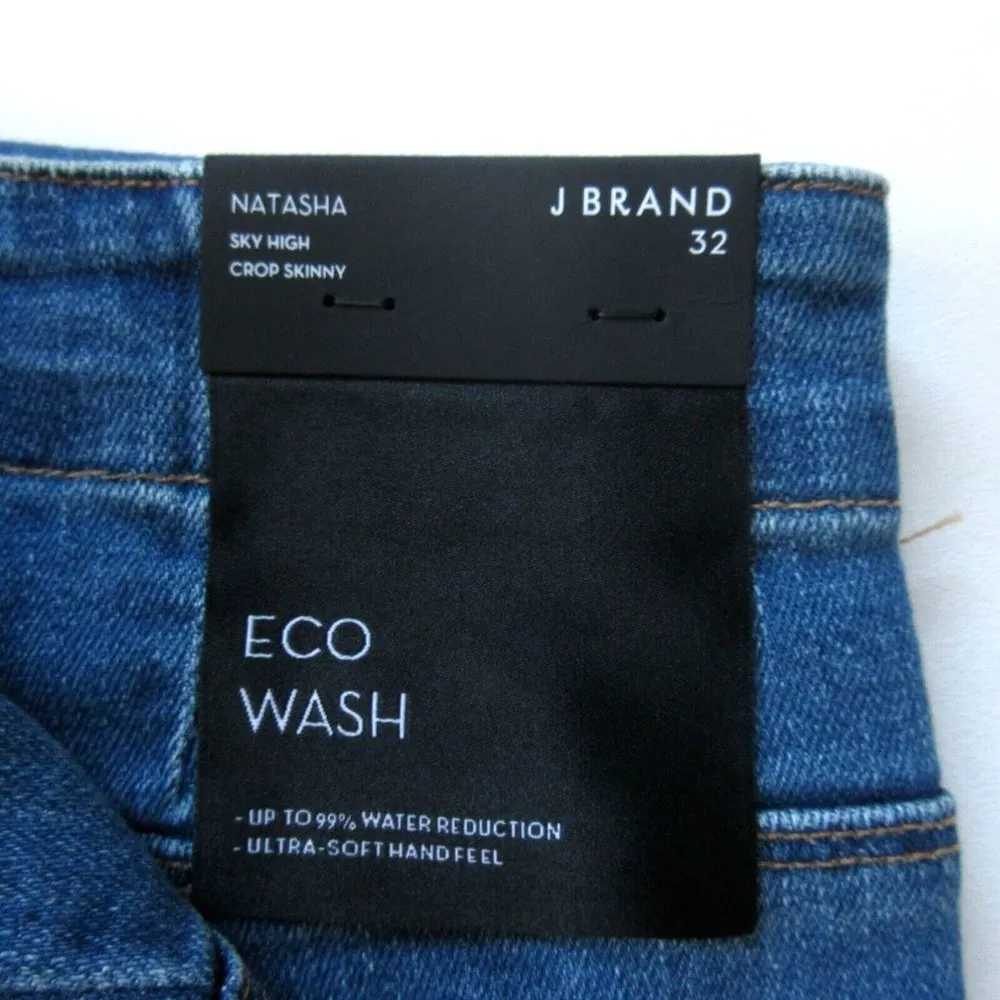 NWT J Brand Natasha in Pioneer Sky High Crop Skinny Button Fly Stretch Jeans 32 - Image 5