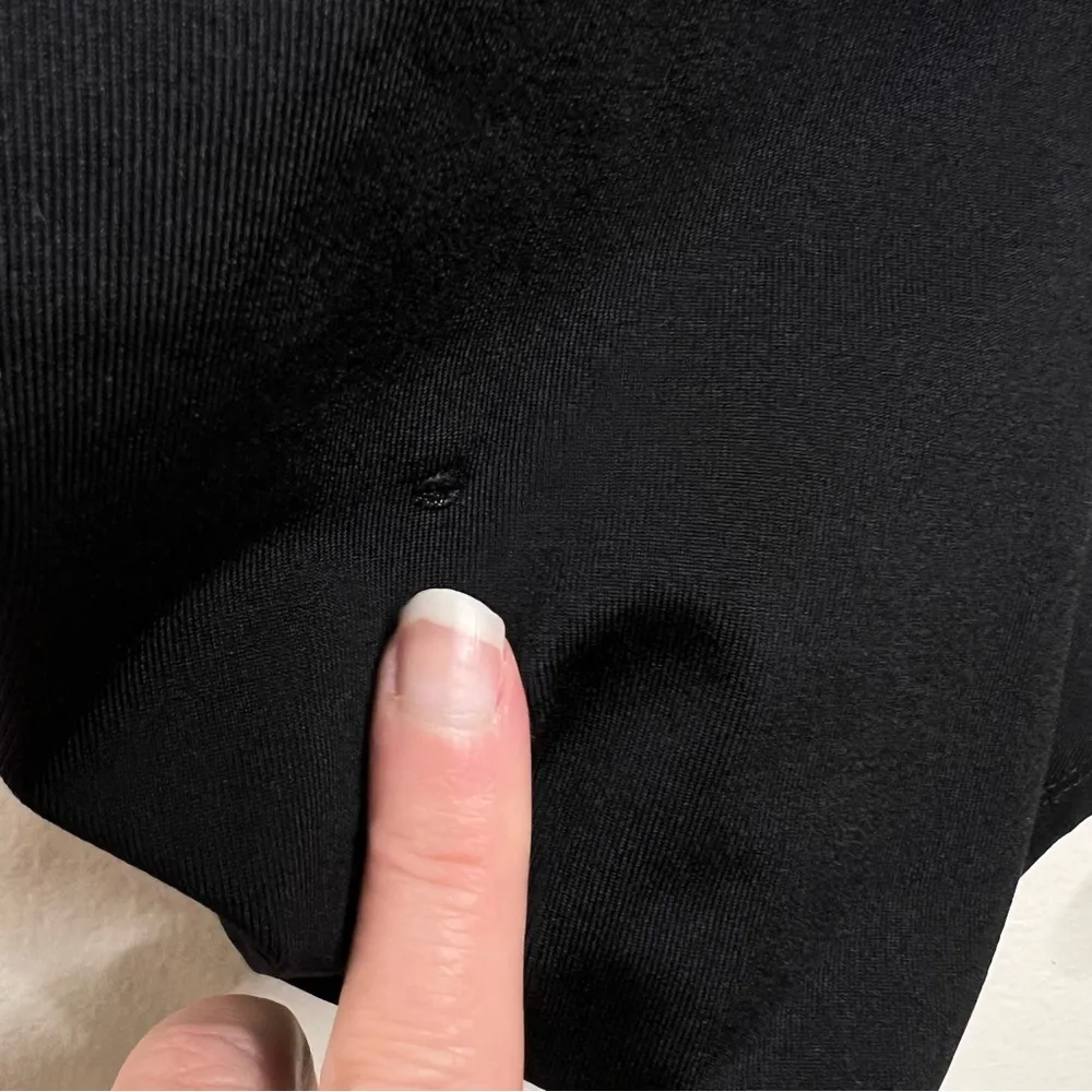 New Balance Black Athletic Workout Leggings Women’s size XL ruching at bottom - Image 12