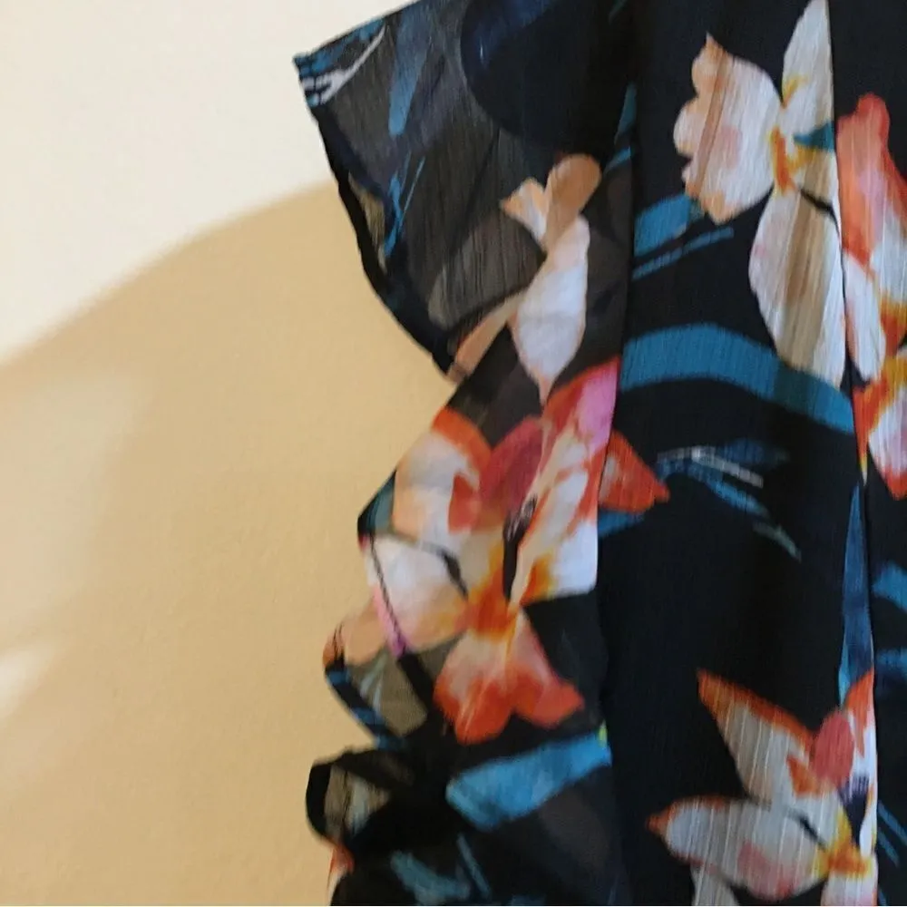 Tommy Hilfiger Double layered ruffle bottom maxi dress - Image 6