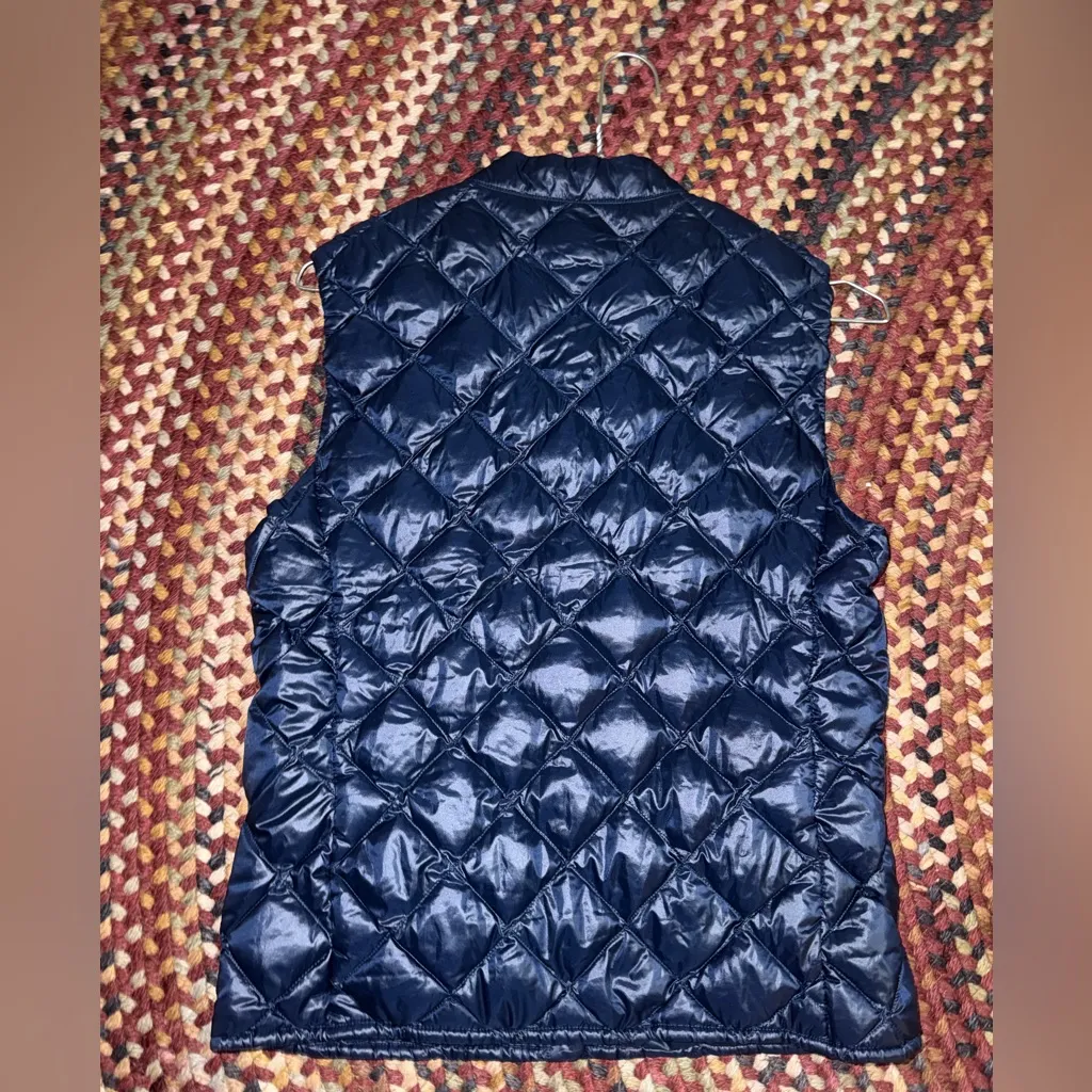 Uniqlo Dark Blue Puffer Vest - Image 2