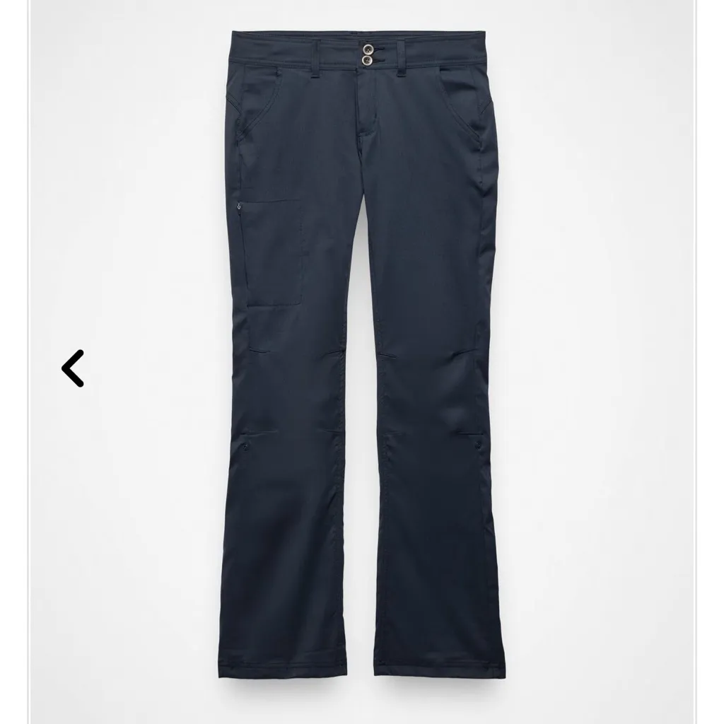 PrAna Women's 6 Halle Convertible Nylon Stretch Gray Hiking Pants Gorpcore - Image 2