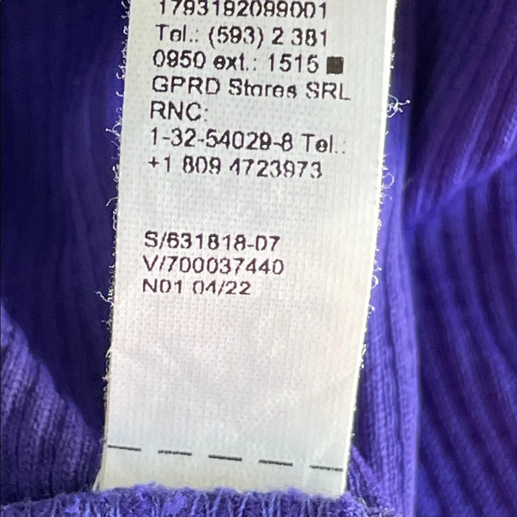 Athleta Flurry Blizzard Seamless Purple Long Sleeve - Image 7