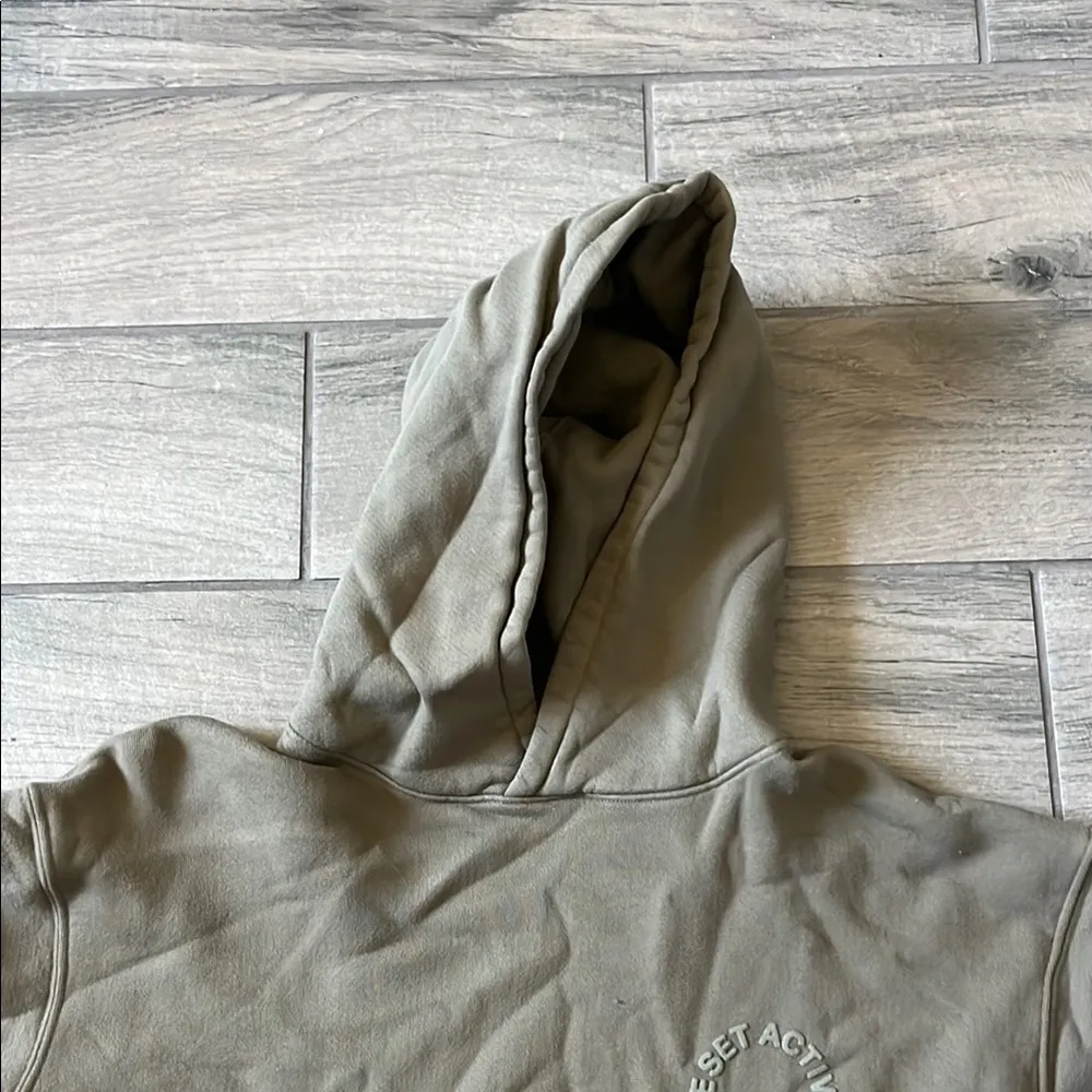 SET Active Green Cropped Hoodie - Image 4