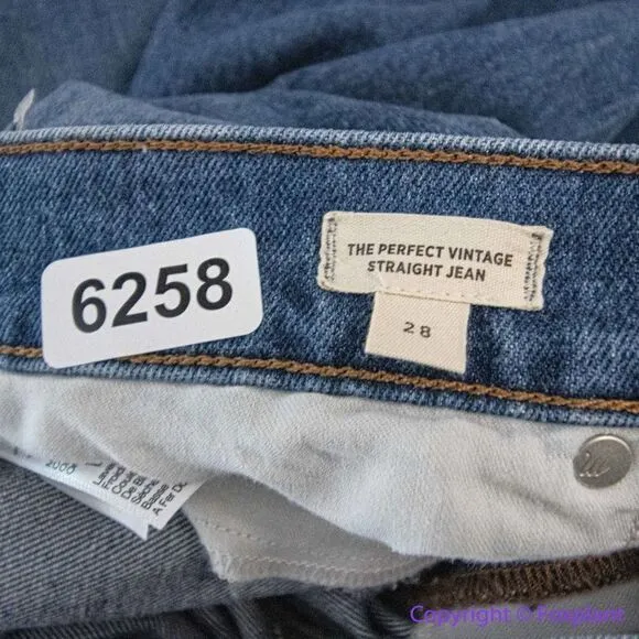 NEW Madewell‎ Perfect Vintage Straight Jean in Mayfield Wash, NG251, 28 - Image 15