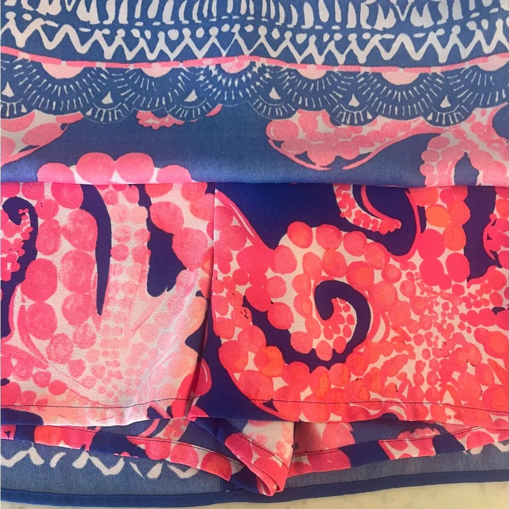 Lilly Pulitzer Donna Romper Skort Dress 
Octopus Design Size 0 EUC - Image 9