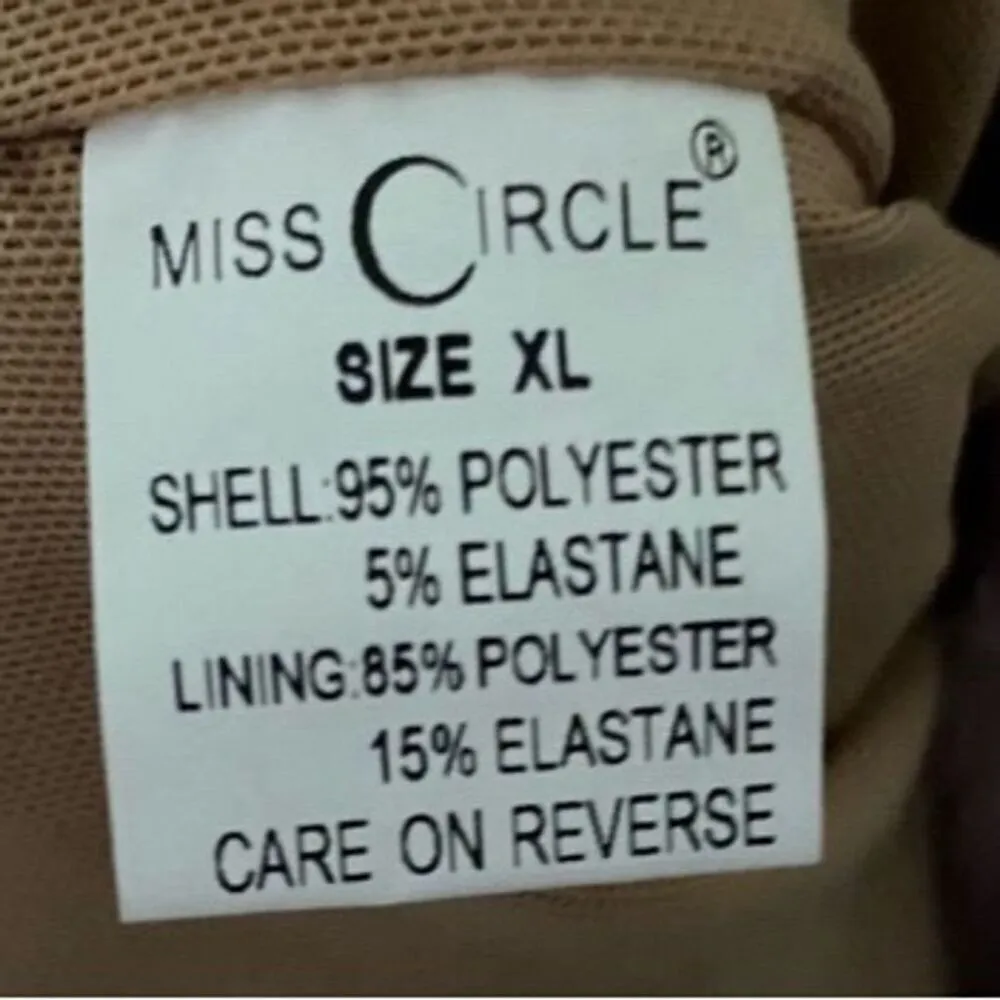 Miss Circle NY Women's XL Ruched Bodycon Midi Dress Light Pink Party - Image 5