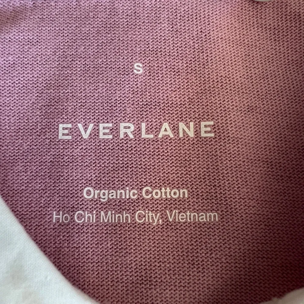 Everlane Organic Polo Dress Womens Small Short Sleeve Lilac - Image 2