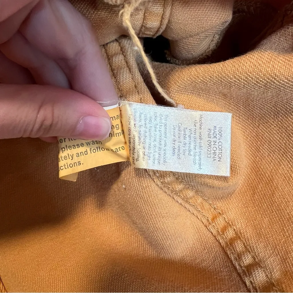 PacSun  Women’s Gold Cropped Jean Jacket Small - Image 7