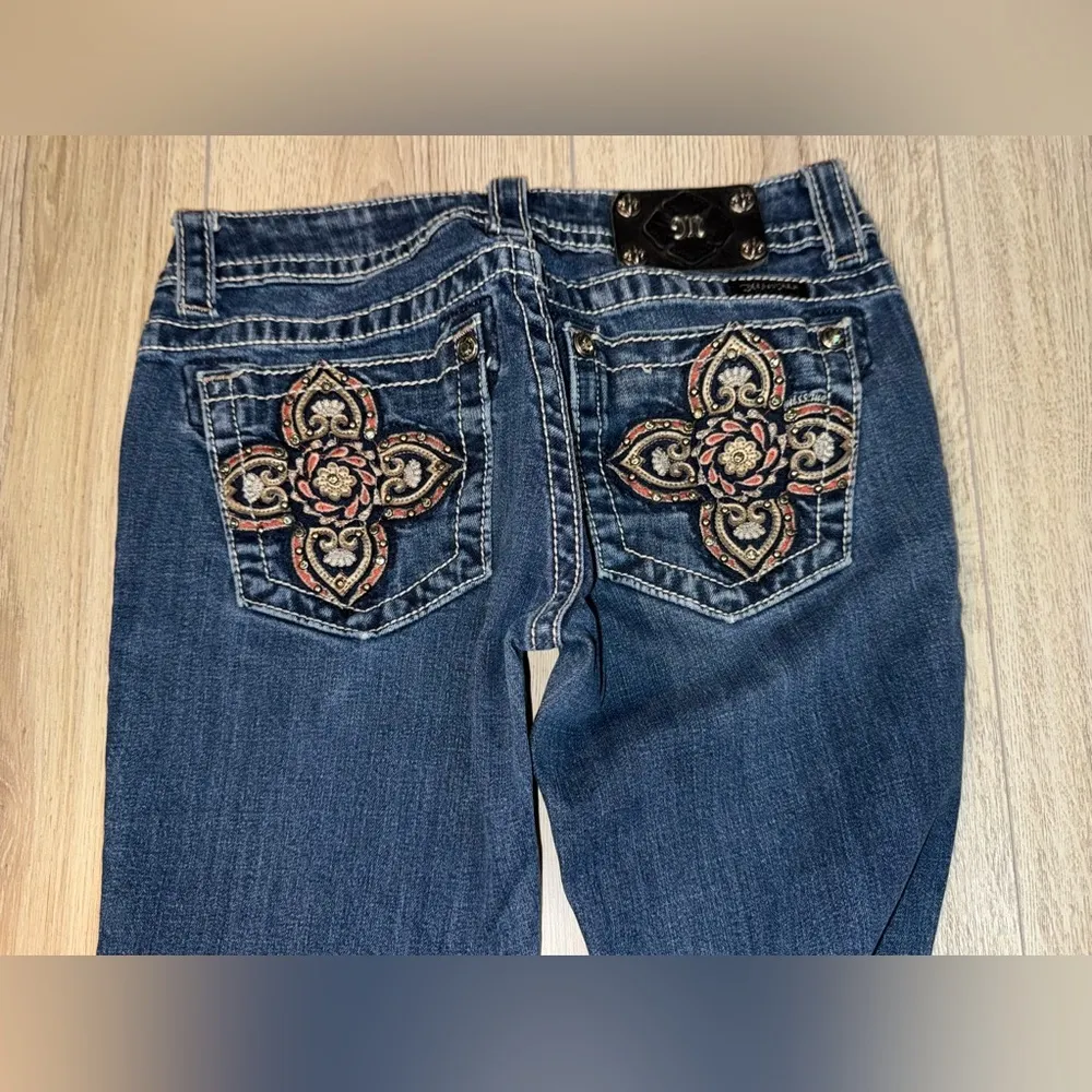 Miss Me straight leg blue jeans denim - Image 3