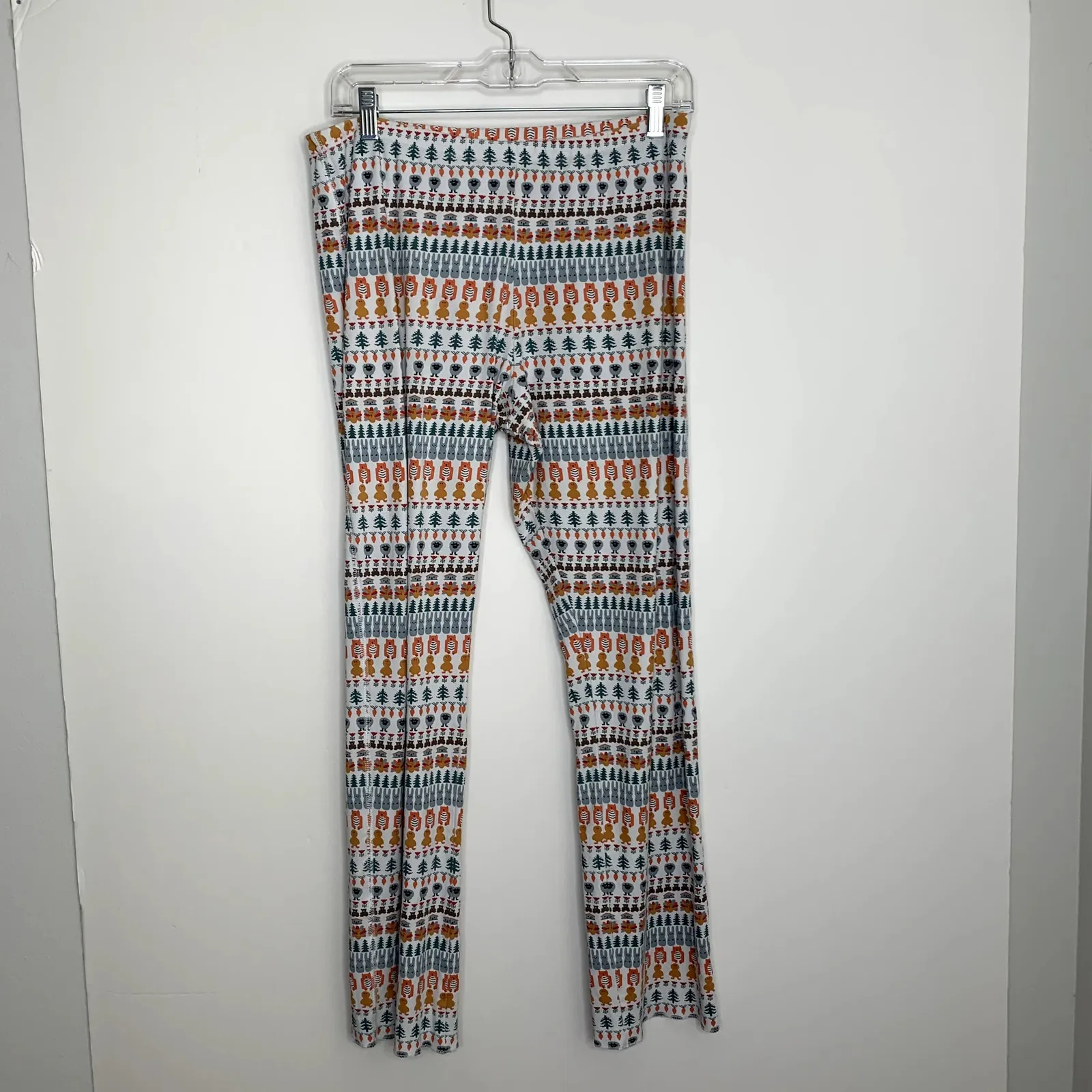 Roller Rabbit Bands Weave Pajamas Womens Large Creature Print - Image 4