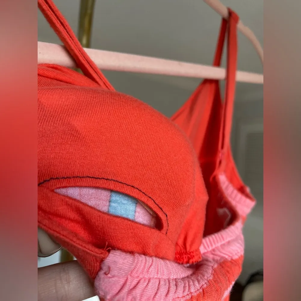 Athleta Striped Smocked Maxi Dress Summer Festival Travel Resortwear Boho Vacay - Image 8