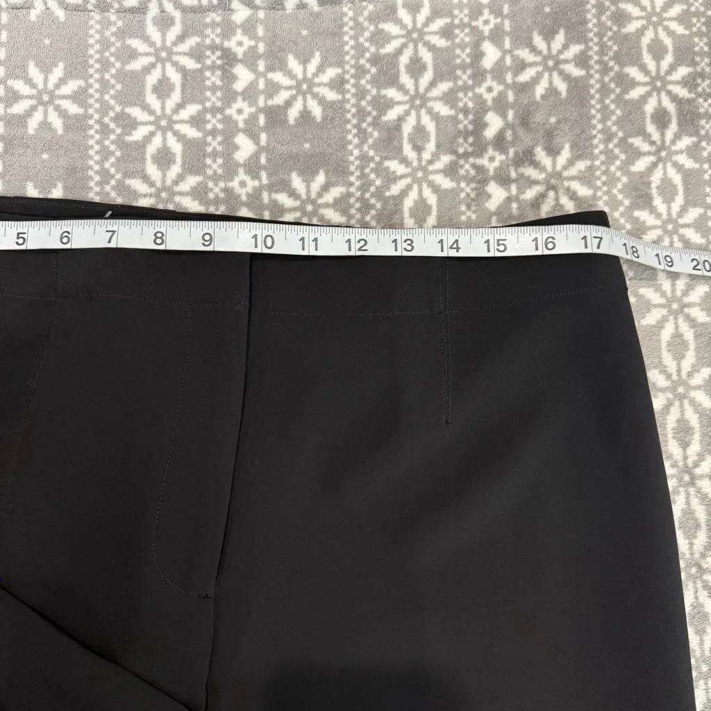 NWOT Ann Taylor The‎ Darted Wide-Leg Dress Pant In Black 838794 Size 10 - Image 10