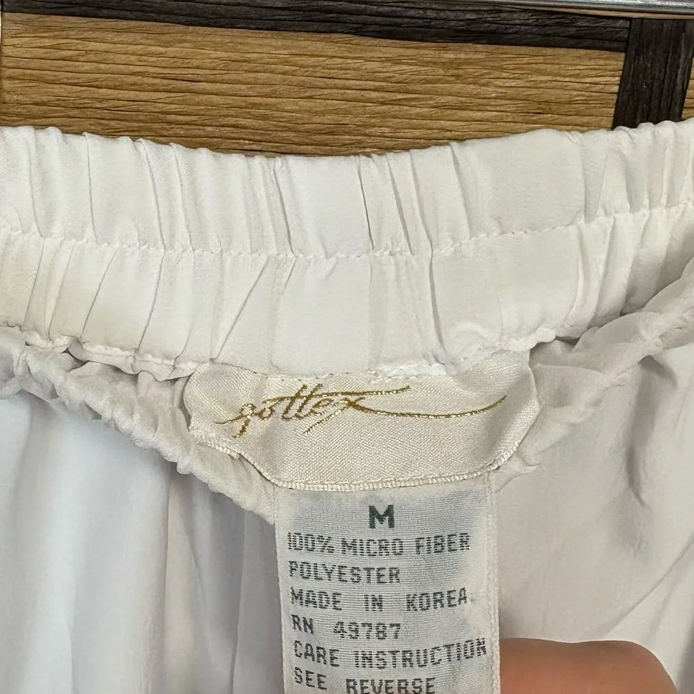 Gottex White Pants Size Medium - Image 6
