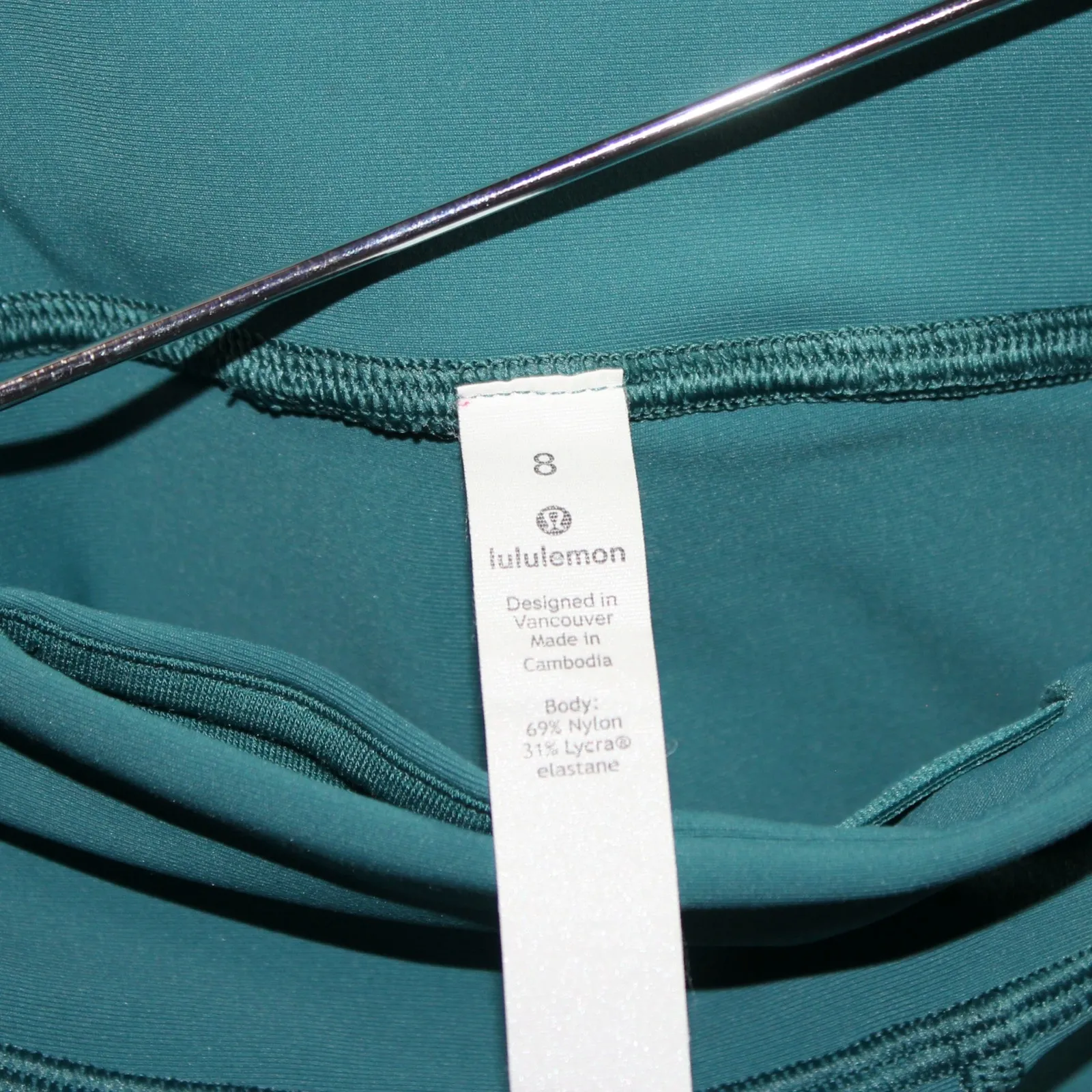 Lululemon Tight Stuff Tight in Teal Green Size 8 - Image 8