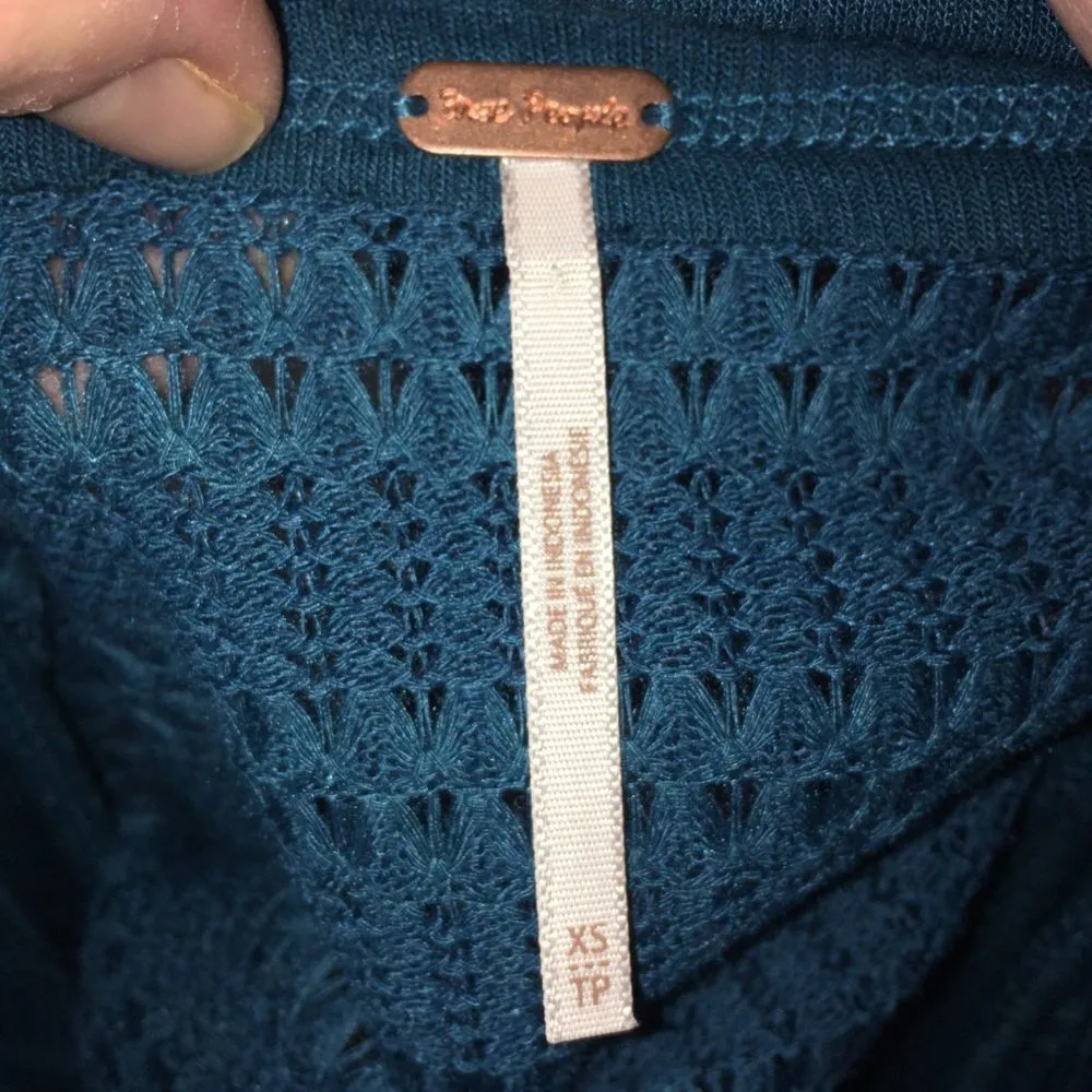 Free People Sistine Hacci cold shoulder crochet - Image 5