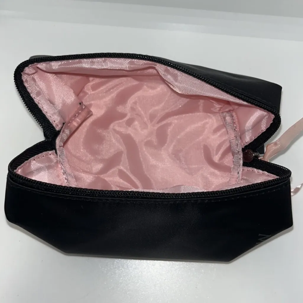Mary Kay Small Zip Black Makeup Cosmetic Bag - Image 7