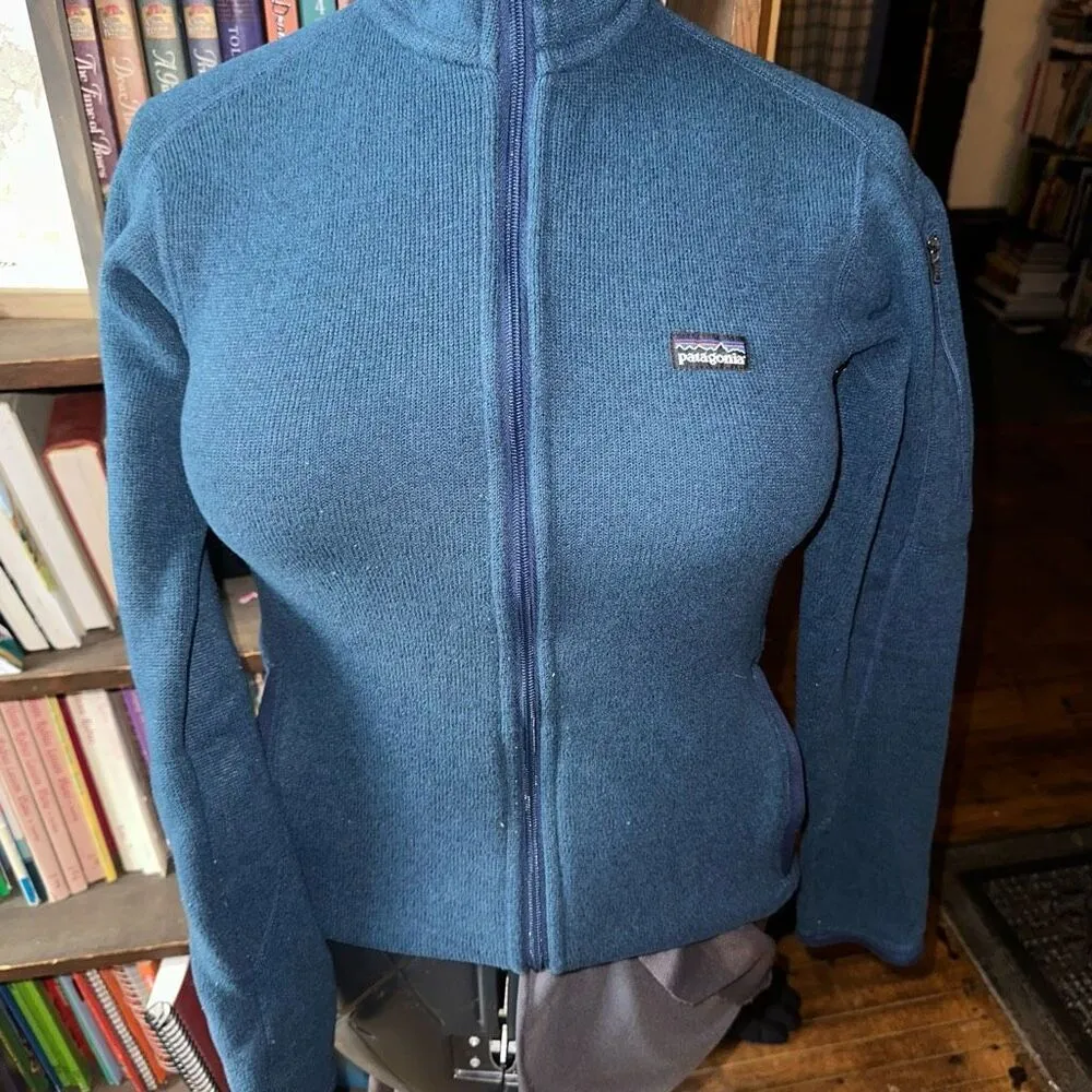 Patagonia blue gorpcore Better Sweater full zip S jacket - Image 2
