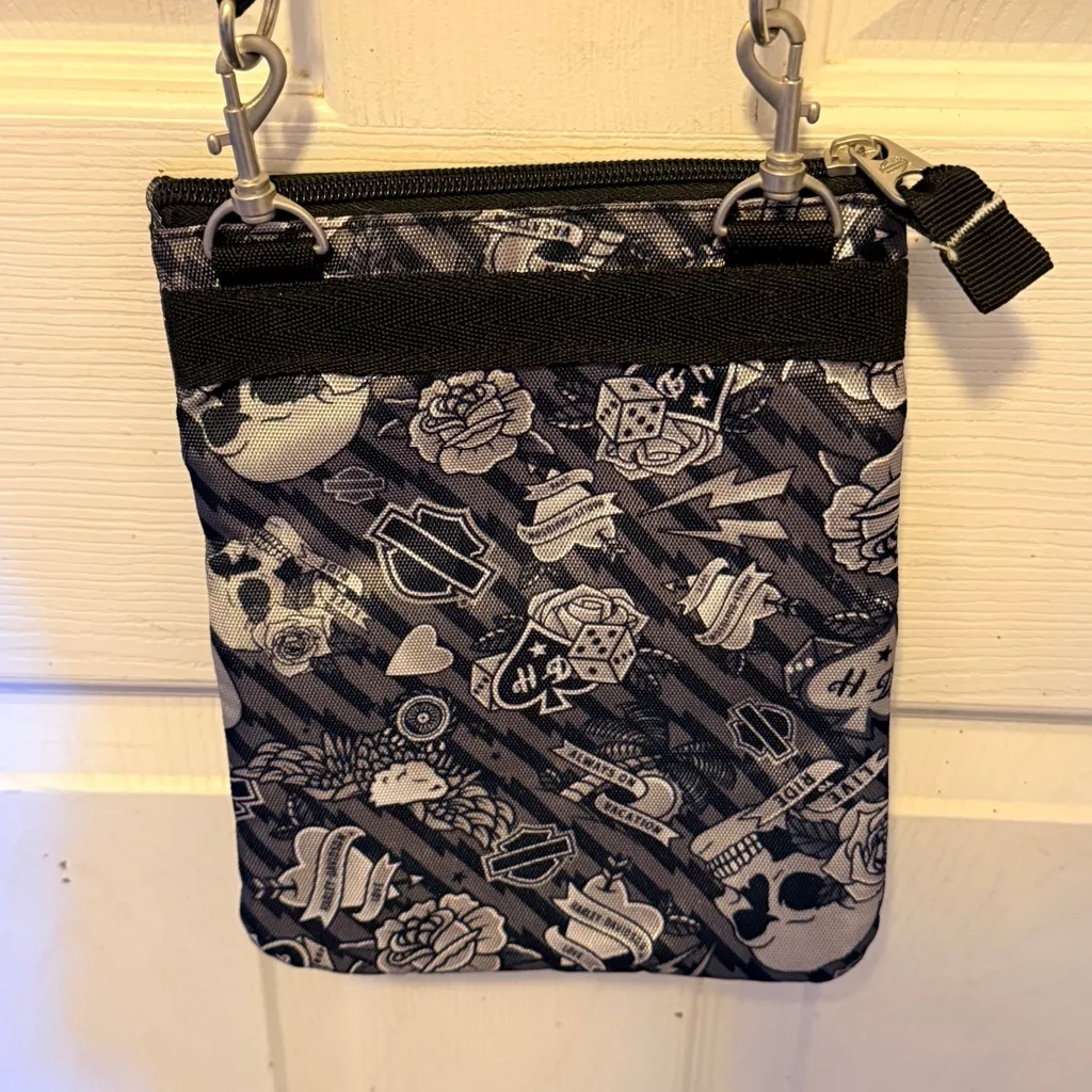 Harley Davidson Black Shoulder Bag nwot - Image 2