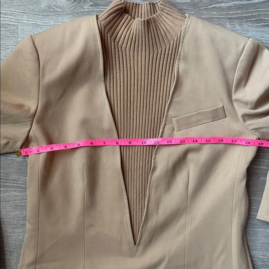 STAUD Mott Dress Camel Large - Image 7