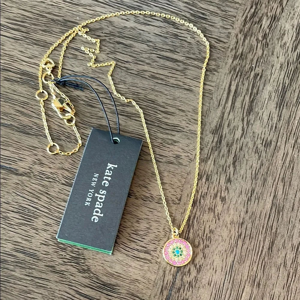 Kate Spade Multi Color Pendant Necklace NWT - Image 2