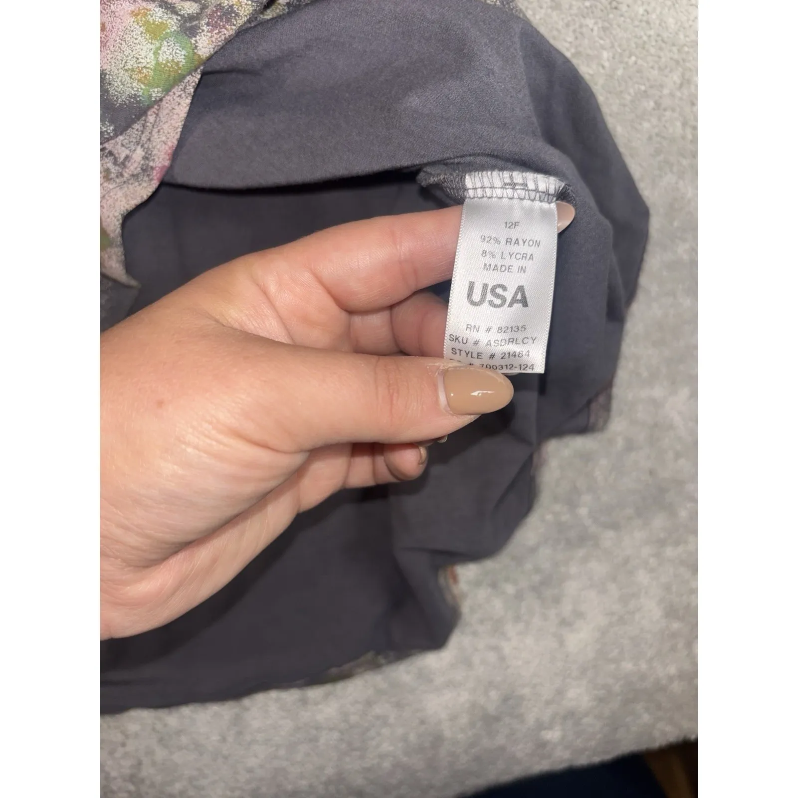 FRESH PRODUCE EMMA Stretch‎ V Neck Short Sleeve Dress Xxl 2xl * - Image 12