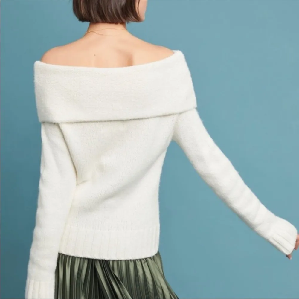 ANTHROPOLOGIE Natalia Cream Sweater - Image 3
