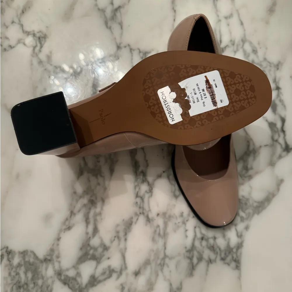 🆕 Linea Paolo BELLE Patent Leather Square Toe Mary Jane Pumps NWOT 11 - Image 6