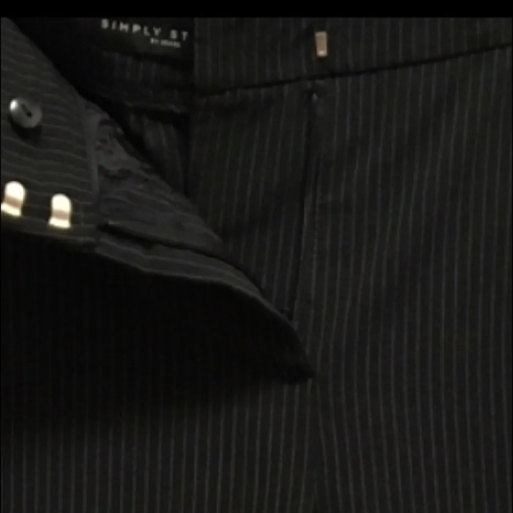 pin stripped NWT 4S Boot Cut Black pants - Image 10