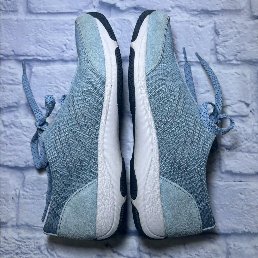 Dansko Lace Up Sneaker Womens Size 37 Hayes Blue Suede Trim 451539 Comfortable - Image 9