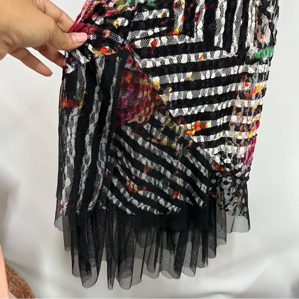 Tango Mango women’s xl Sinfully Soft Tiered Layers, Bodcon Dress nwt Black - Image 5