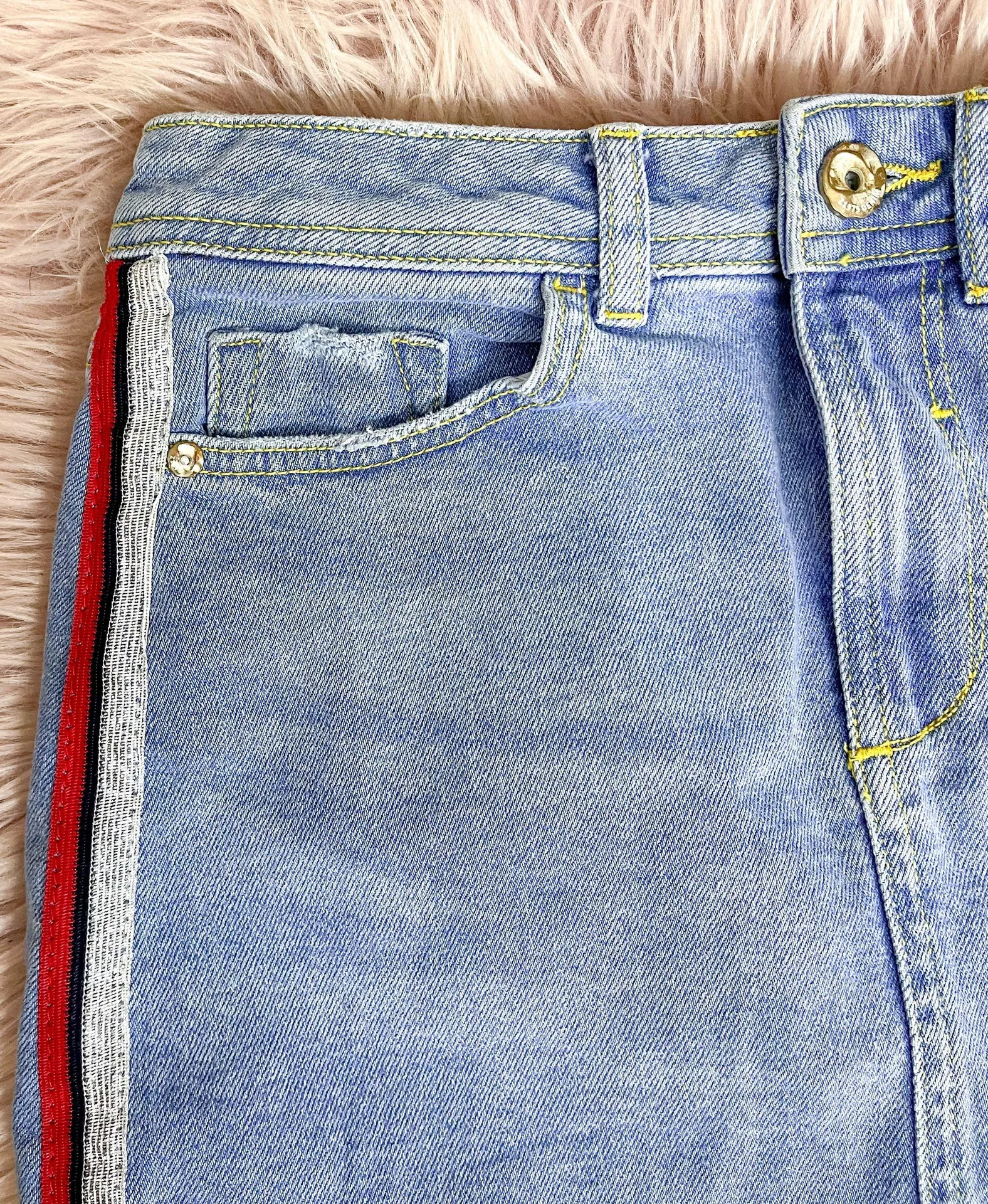 ZARA Basic Z1975 Denim Jean Skirt - Image 4