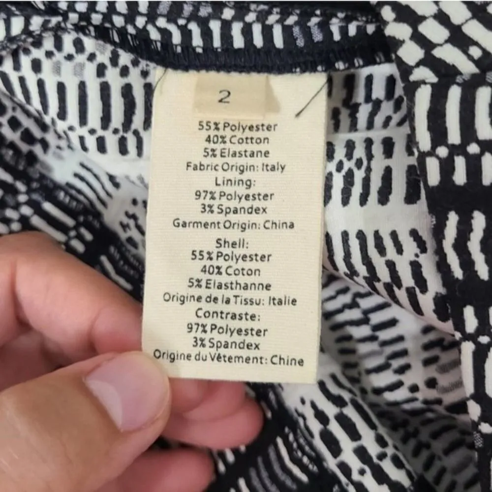 L'AGENCE Mini Skirt Womens Size 2 Stella‎ Bubble Gray/Black Zip Up - Image 11