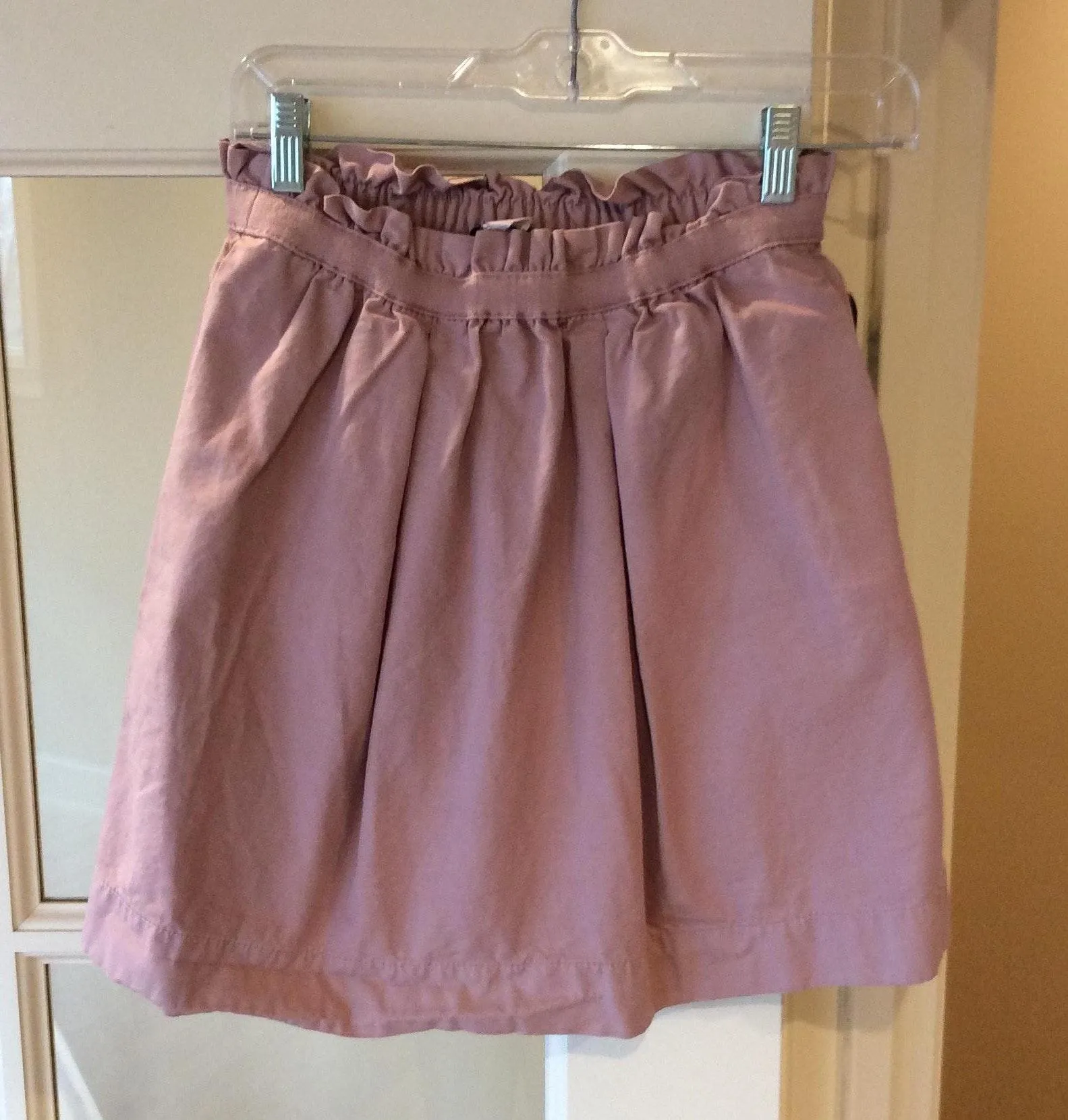 J Crew Elastic Waist Cotton Skirt A Line Fits Like A Small - Image 3