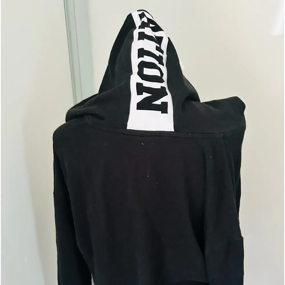 VS Pink Nation Off the shoulder Hoodie sz small - Image 3