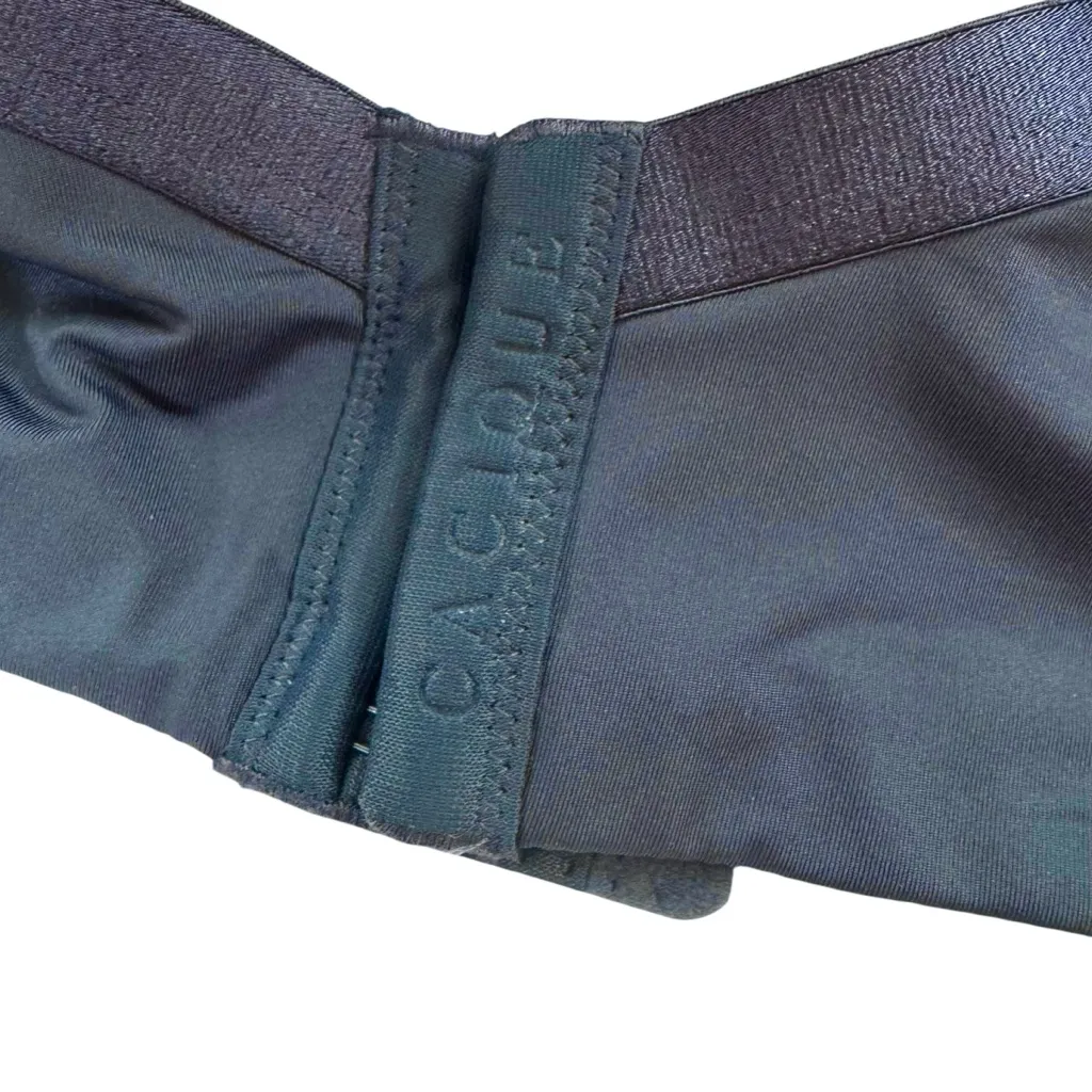 NWT Cacique Lightly Lined Underwire Full Coverage Bra Blue Lace Size 46D - Image 7