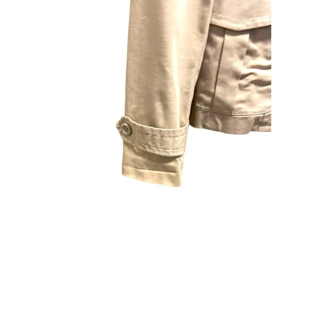 Victoria’s Secret Body By Victoria Blazer Beige Size 6 Y2K - Image 8