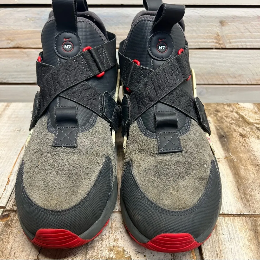 Nike AT6170-001 Huarache City Utility N7 Anthracite Light Cream Aztec W Sz 8 - Image 6